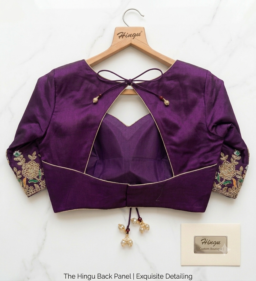 Purple blouse