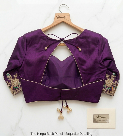 Purple blouse