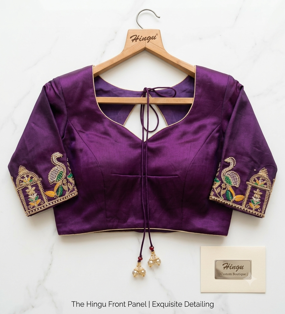 Purple blouse
